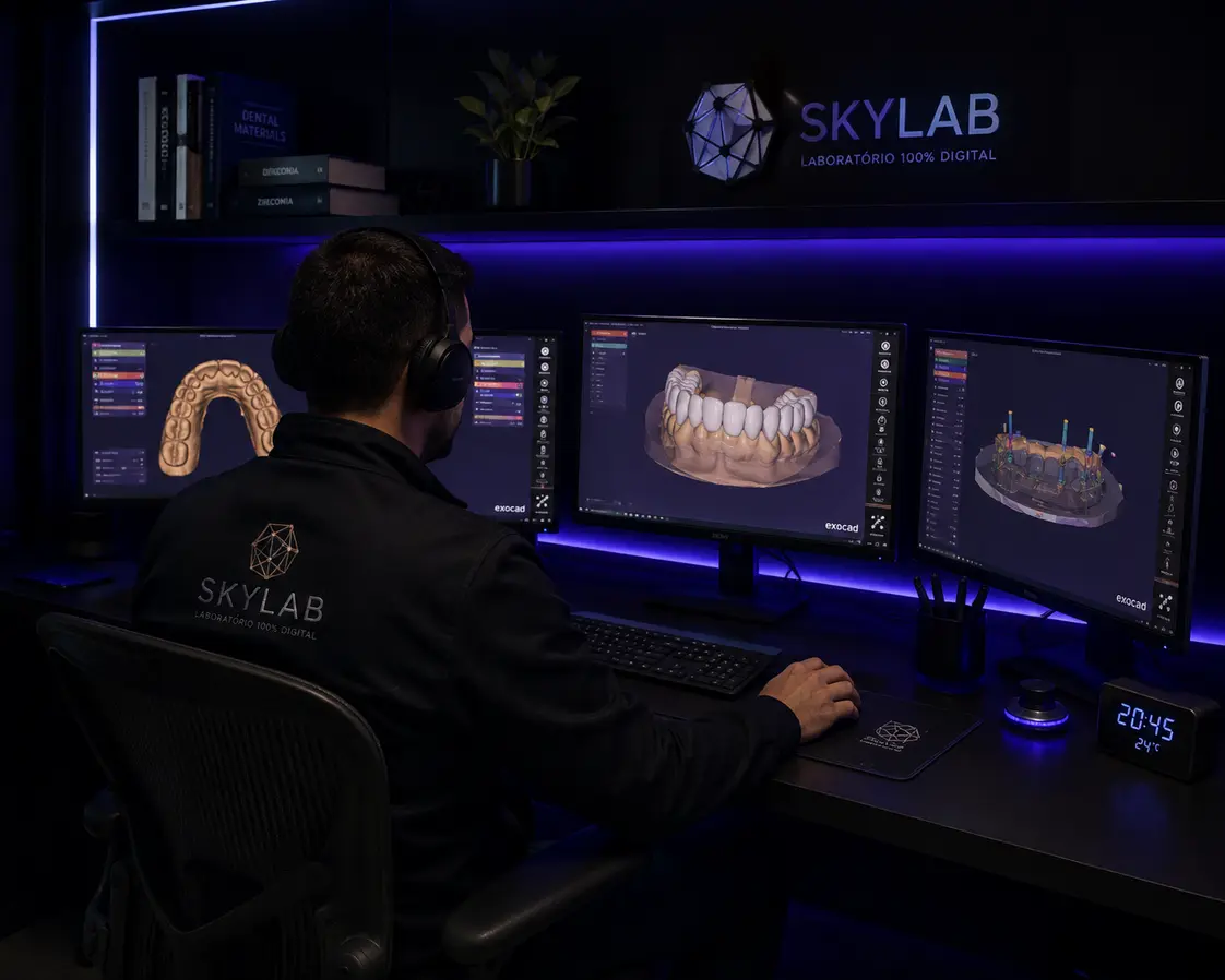 Planejamento odontológico digital no Skylab